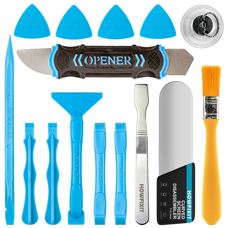 HowFixit Opening Tools for Electronics Repair - Safely Disassemble Your Cell Phone, Smartwatch, Camera, Drone, Laptop, Tablet 15-in-1