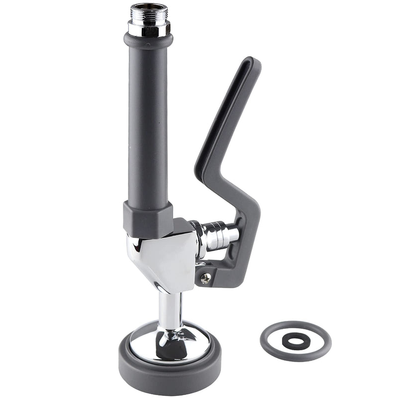 Commercial Sink Sprayer Replacement, Commercial Sink Pre Rinse Faucet Spray with Handle Grip Assembly,1.28 GPM High Pressured Dish Sprayer for Replacement Kit,Grey