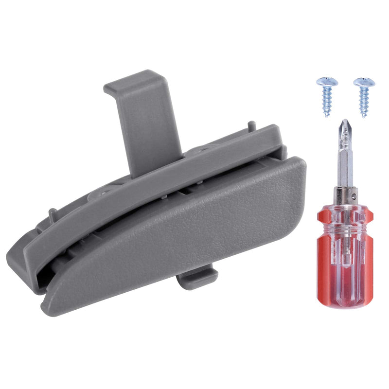 Front Center Console Lid Latch Compatible with 2005-2012 Toyota Tacoma Interior Armrest Console Latch Replacement #58910AD030B0 – Gray 41042