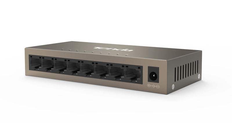 Tenda 8 Port Gigabit Switch, Unmanaged Network Switch, Ethernet Switch, Office Ethernet Splitter, Internet Switch, Home Network Hub, Plug-and-Play, Silent Operation, Desktop or Wall Mount (TEG1008M)