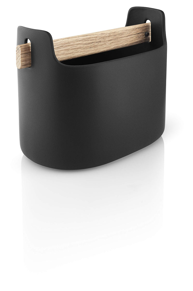 Eva Solo Toolbox H15 Low | Practical storage container 6 inch | Kitchen Organizer | Black 15cm/5.9in
