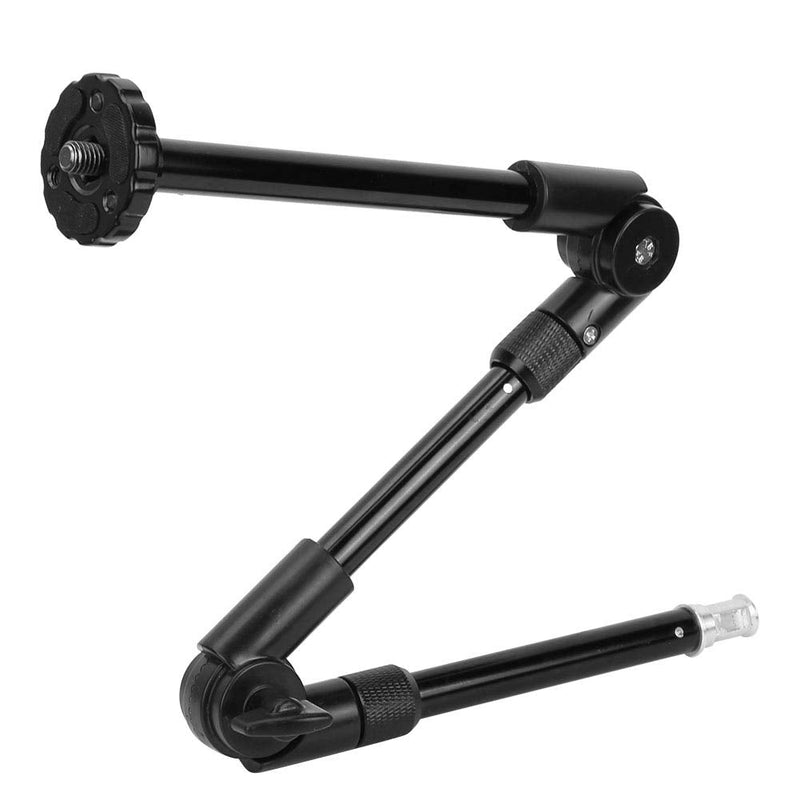 Three-Section Magic Arm,Adjustable Extension Articulated Arm Camera Extension Bracket with 1/4 & 3/8 Screw Hole Metal Lock Sleeve for Photography Lovers