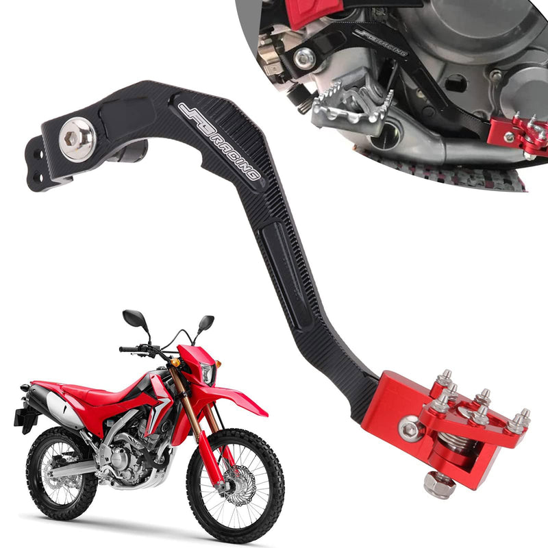 AnXin Motorcycle Rear Brake Pedal Foot Lever Folding Tip CNC for CRF250L 2013-2020 CRF250RALLY 2017-2020 Red CRF250L/M/RALLY