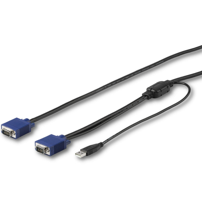 StarTech.com 6 ft. (1.8 m) USB KVM Cable for StarTech.com Rackmount Consoles - VGA and USB KVM Console Cable (RKCONSUV6) 6ft