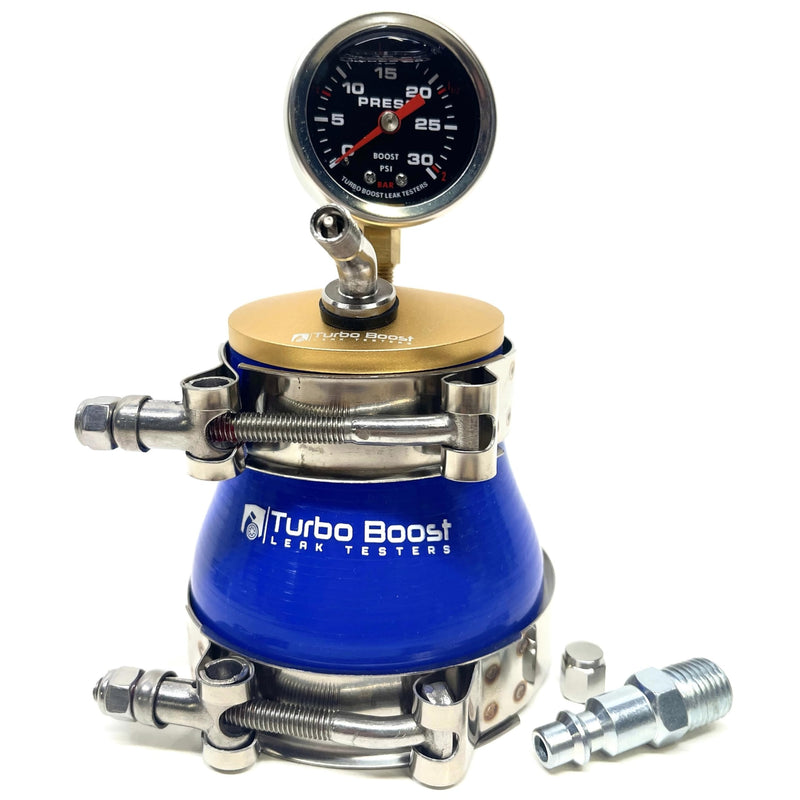 Turbo Boost Leak Testers 3" for 3" Turbo or Intake Pipe - Universal Test Kit - Test Upto 30 PSI - Premium - 6061 Aluminum - Restore Power! 3" (76mm) Boost Leak Tester