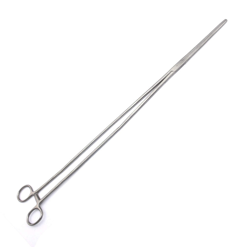 Lock Forceps Stainless Steel Hemostat Straight Serrated 24 Inches Length (24" Straight)