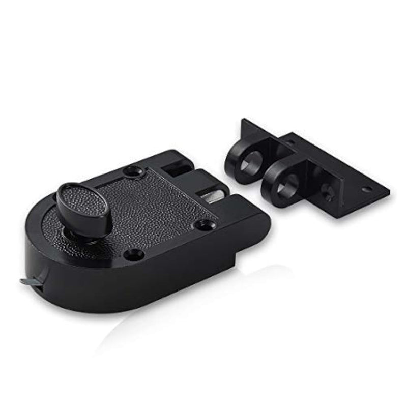 Jimmy Proof Deadbolt Lock with Keyed (Black) Black