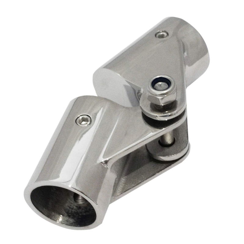 316 Stainless Steel Folding Swivel Connector Fitting for 7/8INCH Boat Hand Rail Tube/Pipe For (25mm)1nch O.D tube