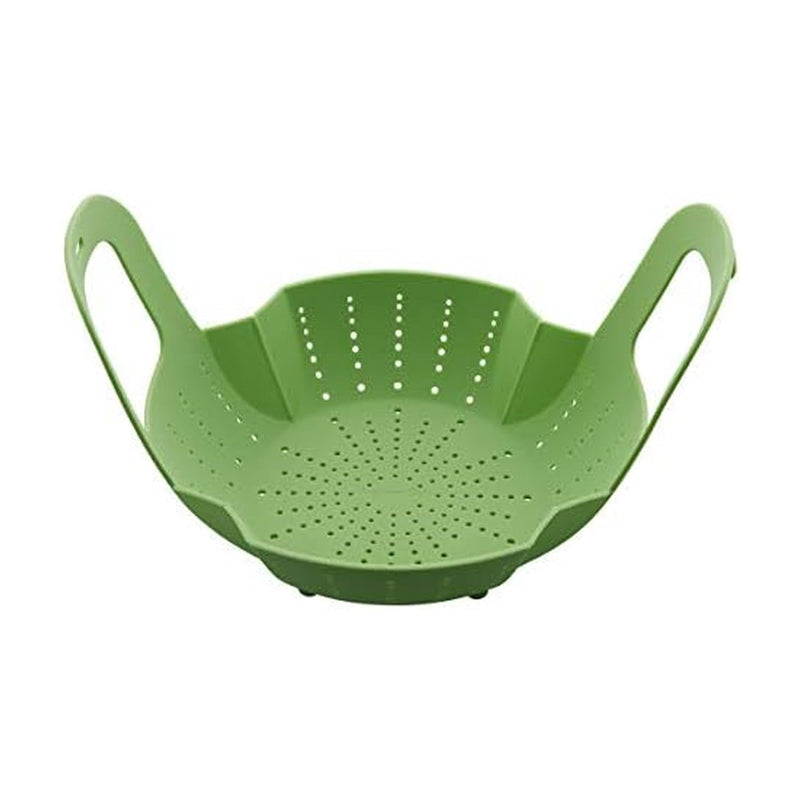 Instant Pot Official Silicone Steamer Basket, Versatile and BPA-Free, Compatible with 6 Qt. and 8 Qt. Cookers, Ideal for Steaming Vegetables, Fish, and More, Dishwasher Safe, Heat Resistant up (Green) Green Compatible with 6-quart and 8-quart cookers
