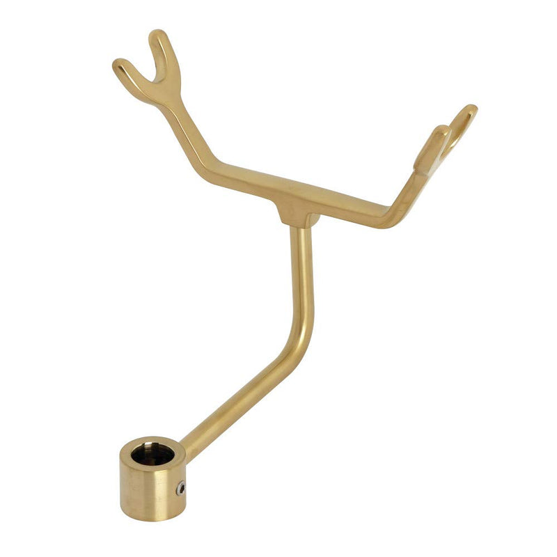 Kingston Brass ABT1050-7 Vintage Shower Pole Holder, Brushed Brass