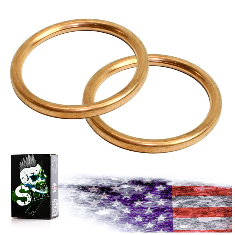 60569 Exhaust Flange Gasket 31396 Compatible with 18291-MR5-801 Honda Fury VT 1300, VTX 1300, VTX1800