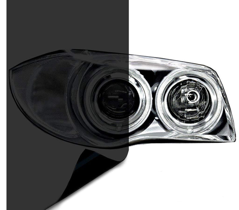 VViViD Air-Tint Headlight/Tail Light Window Tint (12" x 48", Dark Black) 12" x 48"