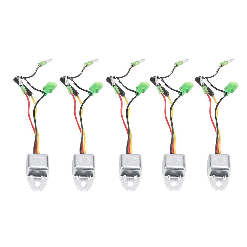 Oil Level Sensor, Oil Pressure Sensor, 5PCS Low Oil Sensor Alarm/ Alert Replacement Oil Sensor for Hond GX160/GX200/GX240/GX270/GX340/GX390