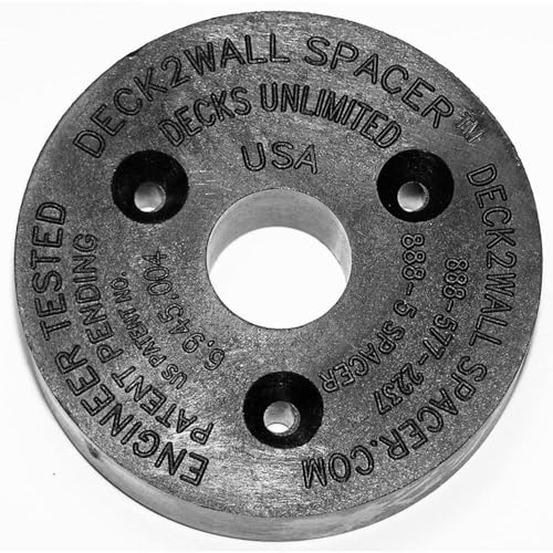 D2W58-10PK Deck2Wall Spacer 2-1/2"X 5/8" Thick 10 Per Pack