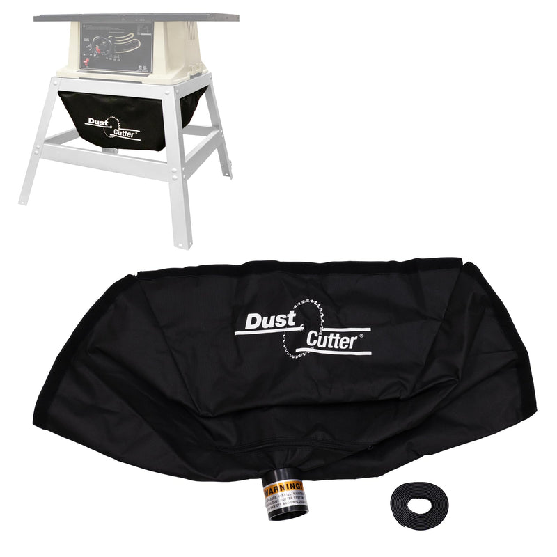 Milescraft 1500 DustCutter - Contractor Saw Dust Collection System , Black
