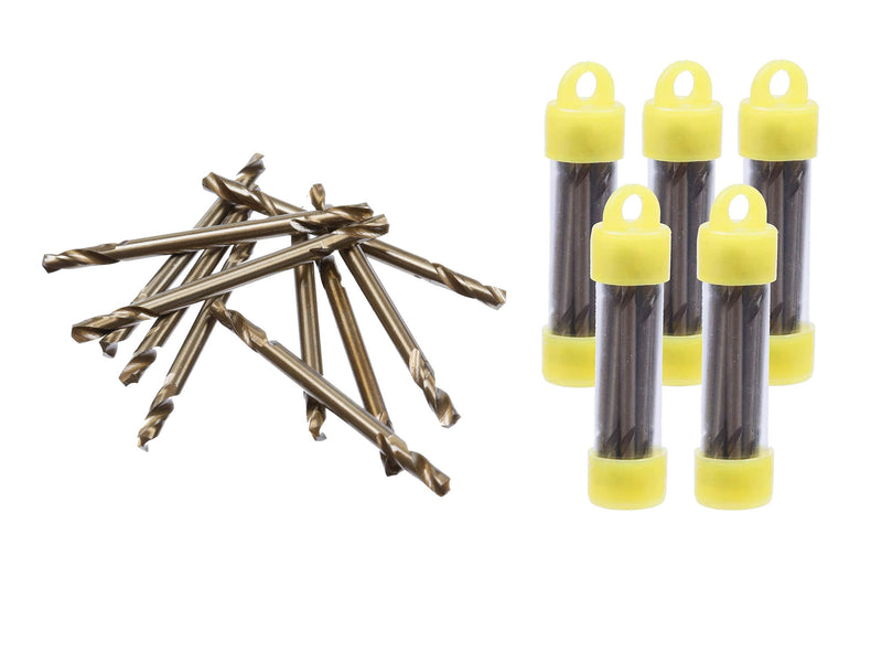 100 pc Double Ended Cobalt M35 Drill Bits- 1/8"