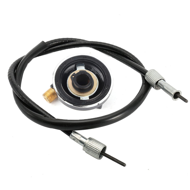Gy6 Tao Tao Moped Speedometer Cable 12mm Speedometer Drive Gear with 39.4in 100cm Cable For GY6 50cc 150cc Scooter Speedometer Cable