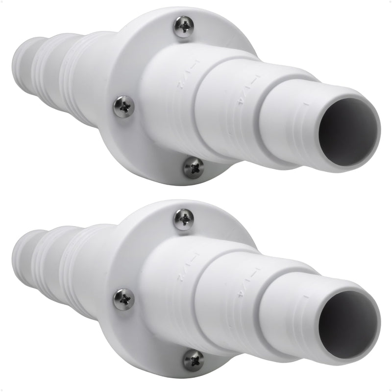 Five Oceans 1-Inch - 1 1/4-Inch - 1 1/2-Inch Check Valve Stepped Connection, Boat Bilge Pump Non-Return Check Valve, Marine in-Line One Way 2