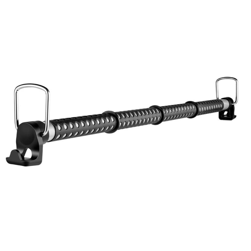  [AUSTRALIA] - LITTLEMOLE Car Clothes Hanger Bar, Expandable Vehicle Clothing Rod Garment Rack Holder, Heavy Duty Metal and Rubber Grips