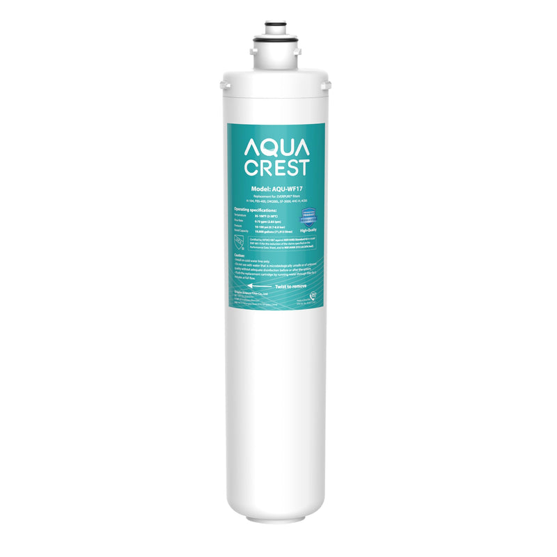 AQUA CREST H-104 Under Sink Water Filter, Replacement for Everpure H-104, EV961211, EF-3000, PBS-400, OW200L, 6TO-BW, MR-100, MR-225, EV9262-71, EF9857-00, NSF/ANSI 42 Certified, 19000 Gallons