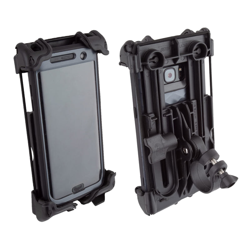 Delta Cycle Handle Bar Mount Smart Phone Holder Hefty Plus Black - HL6300JB