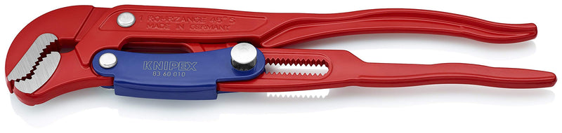 KNIPEX Tools 83 60 010 Swedish Pattern Pipe Wrench-S Shape Fast Adjust, 12.75"