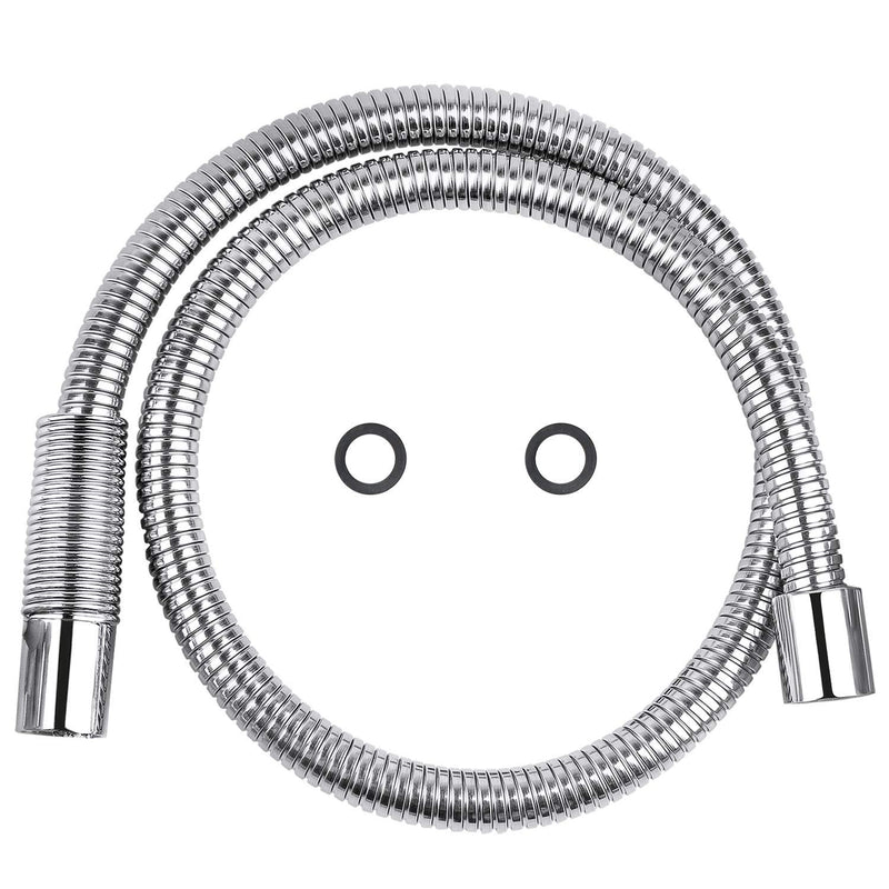 COOLWEST 38 Inch Flexible Stainless Steel Hose Replacement Kit for All Brand Commercial Pre-Rinse Kitchen Sink Faucet (96CM 38") 38inch Hose
