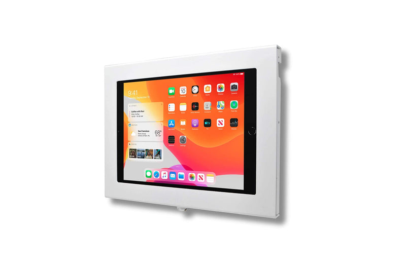 TABcare Locking Security Metal Case for Apple iPad 7/8/9 10.2" Tablet for Kiosk, POS, Store, Show Display (White, iPad 7/8/9 10.2) White iPad 7/8/9 10.2"