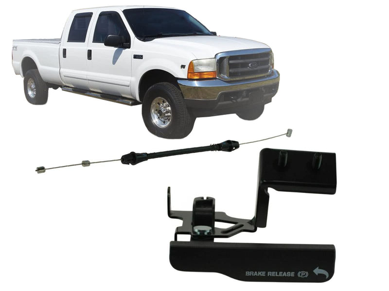  [AUSTRALIA] - APA Replacement Parking Brake Release Cable and Handle for 1999-2004 F150 F250 F350 F450 F550 2C3Z2783AA F81Z2783AA