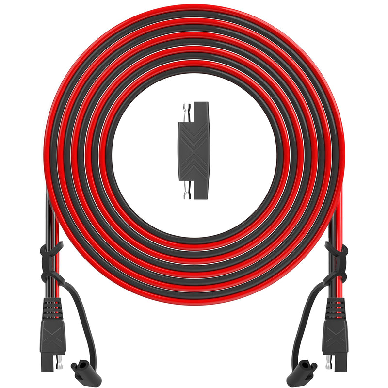 OYMSAE 25Feet SAE Extension Cable Quick Disconnect Connector 16AWG for Automotive, Solar Panel, Charging Adapter (25FT) 25FT(16AWG) 1 Pack