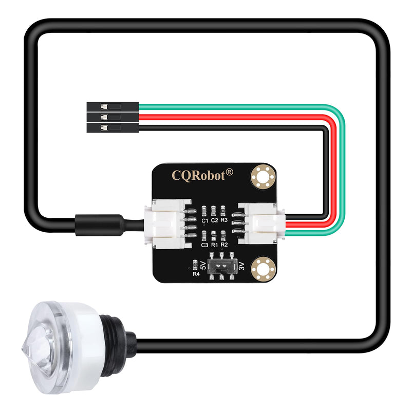 CQRobot Contact Water/Liquid Level Sensor Compatible with Raspberry Pi/Arduino. for Automatic Irrigation Systems, Aquariums, Plants, in The Garden, in Agriculture etc. Single Point Contact Type