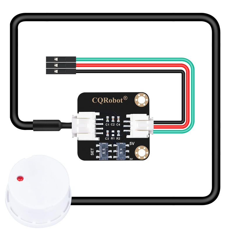 CQRobot Non-Contact Water/Liquid Level Sensor Compatible with Arduino, Raspberry Pi and Other Motherboards. for Industrial Production, Aquarium, Chemical Solution, Agriculture, Gardening, etc. Non-Contact Type-1