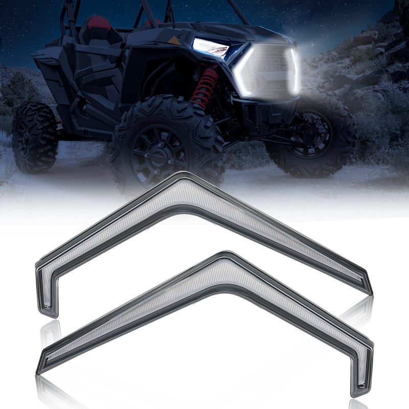 KEMIMOTO Fang Lights Accent Lights Compatible with Polaris RZR 1000 XP XP4 Turbo S 2023 2022 2021-2019/2024 RZR Trail S 1000 900 Accessories 2884871 IP67 LED Turn Signal Street Legal Light 2 pcs