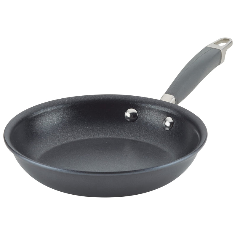 Anolon Advanced Home Hard Anodized Nonstick Frying Pan, 8.5 Inch – Small Non Stick Egg Pan, Durable Nonstick Skillet - Moonstone Skillet (8.5-Inch)