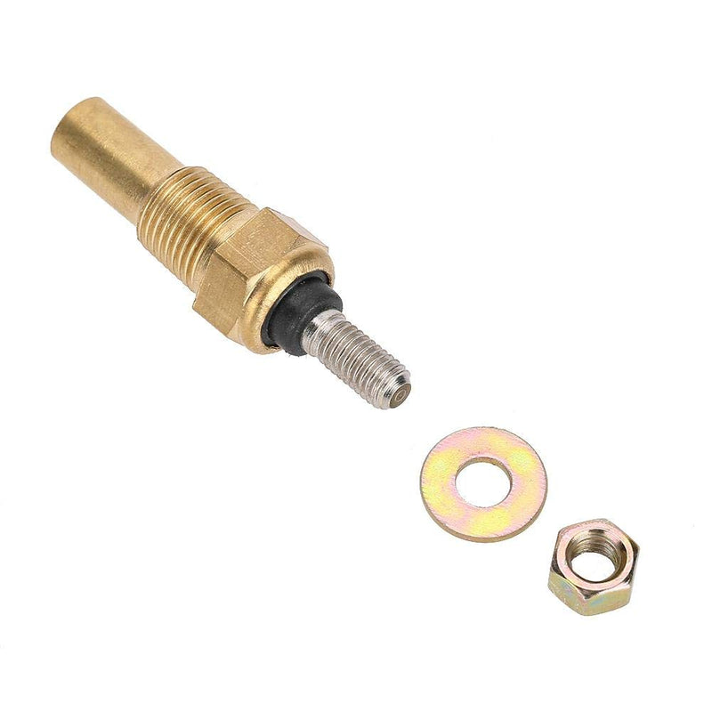 Electrical Temperature Sender, Water/Oil Temp Temperature 1/8 NPT Electrical Sender Transmitter Sending Unit Temp Sensor