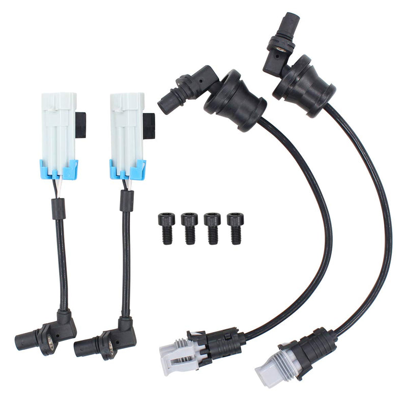 NewYall Set of 4 Front Rear Left Driver and Right Passenger Side ABS Wheel Speed Sensor for Chevrolet 07-09 Equinox, 12-15 Captiva Sport,007-09 Pontiac Torrent, 08-10 Saturn Vue, 07-09 Suzuki XL-7