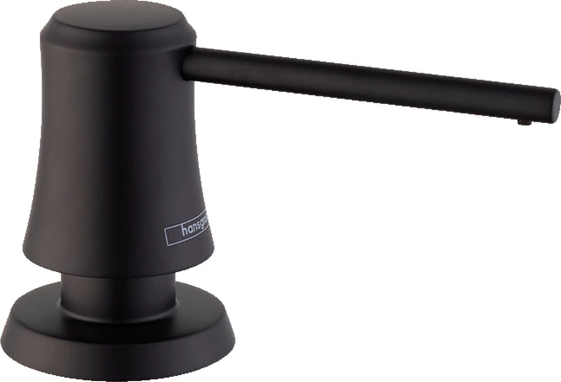hansgrohe 4796670 Joleena Soap Dispenser in Matte Black, 3-Inches Tall