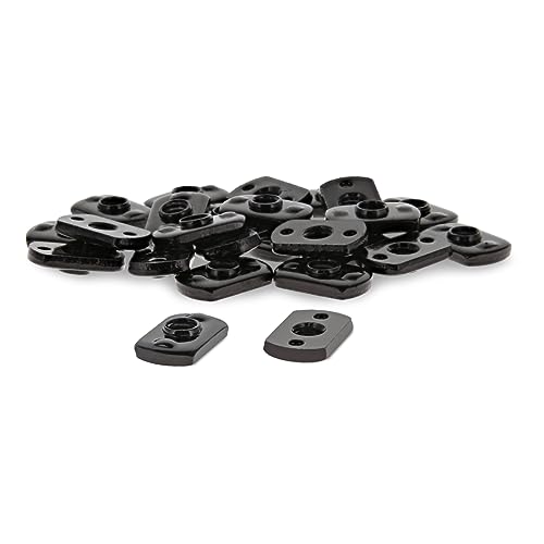 8020, 3286, 15 Series Steel 1/4-20 Centered Slide in Economy T Nuts Hardware Nuts for 80/20 1.5" Aluminum Extrusions (100 Pack) 100