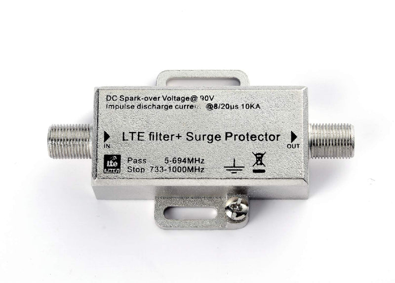  [AUSTRALIA] - TV Antenna Lightning Surge Protector Coaxial Grounding Block 4G LTE Filter