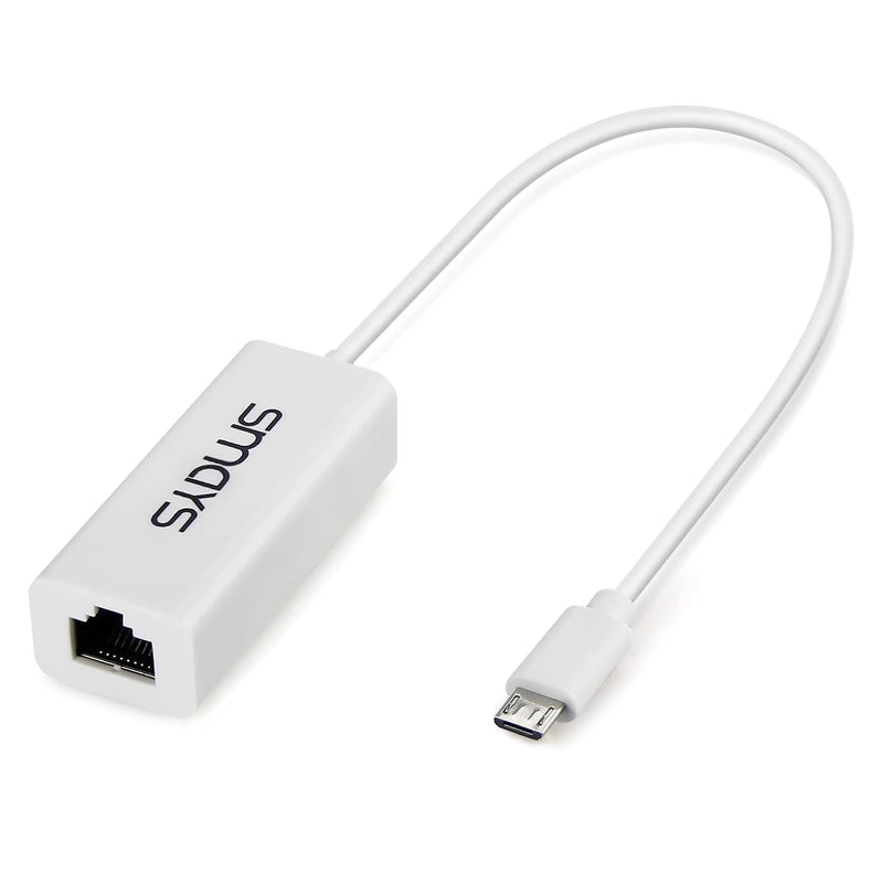 Host Micro USB OTG to RJ45 Ethernet Adapter - 100Mbps Wired LAN Dongle