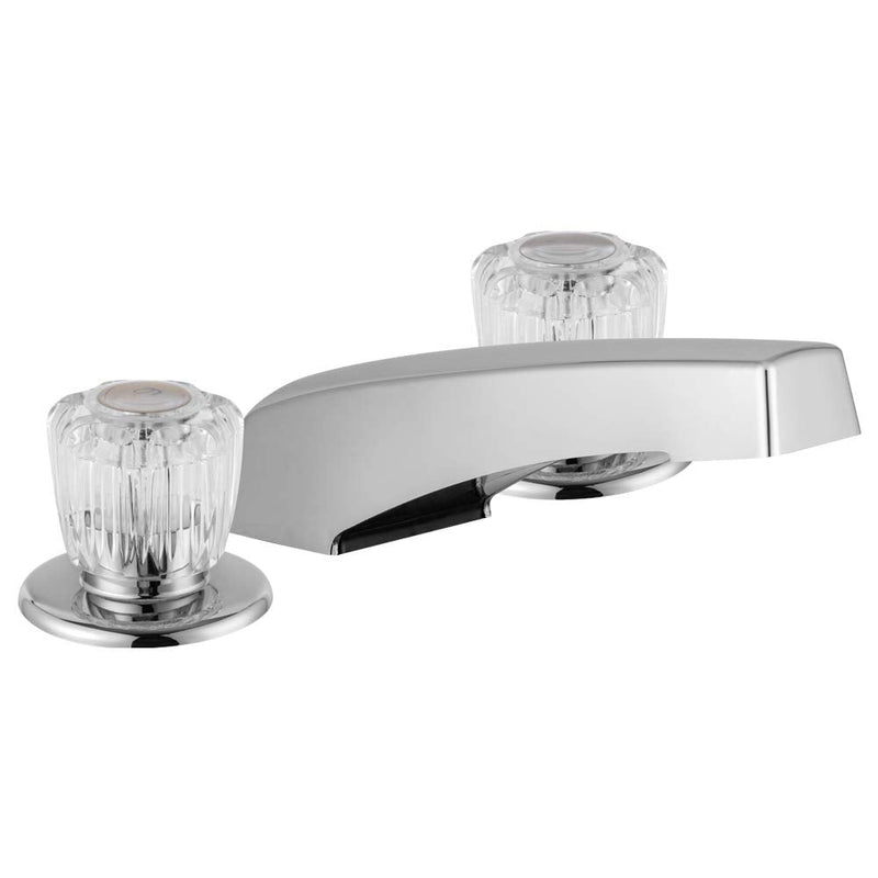 Dura Faucet DF-SA630A-CP RV Widespread Garden Tub Filler (Chrome) | RV widespread garden tub filler - switches spout to shower head. Chrome finish. Easy DIY install. Without Deckplat