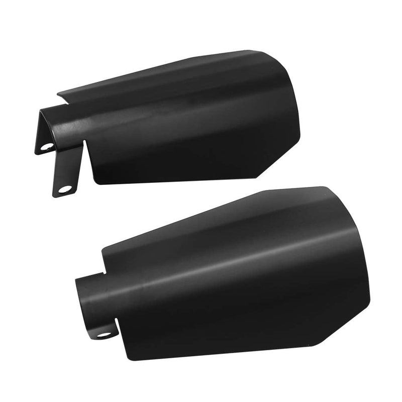  [AUSTRALIA] - 1 Pair Large Motorcycle Handguards Coffin Cut Hand Guards Replacement for 2007-2020 Harley Davidson Touring Sportster Dyna