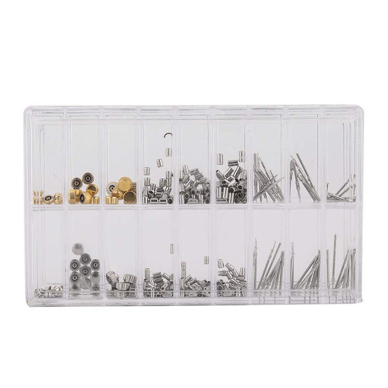 Watch Stem and Watch Crown Spare Parts, Watch Crown Tool, Watch Crowns Repairing Replacement Tool, Professional Watch Crown Tube Steam Set Watch Repairing Accessories Watches Parts