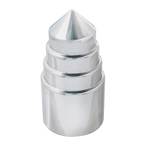 GG Grand General 10286SP 1.5 X 4 inches H Cr. Plastic Tower Type Push-in Nut Cover, Set of 10 1-1/2"Across Flat Push-on