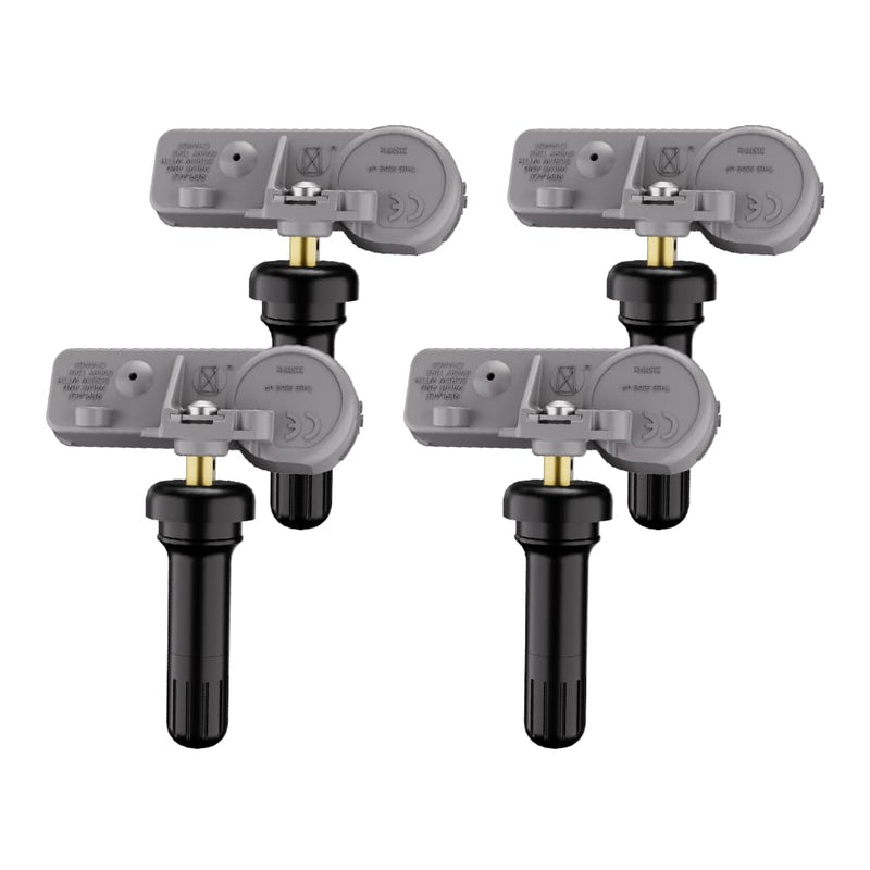 TPMS Sensor GM, 315Mhz Tire Pressure Monitoring System Sensor Compatible for Chevy Silverado Buick Cadillac GMC Pontiac Saturn Saab Replaces 13581558 13586335 13598771 13598772 Set of 4 13581558-4pcs