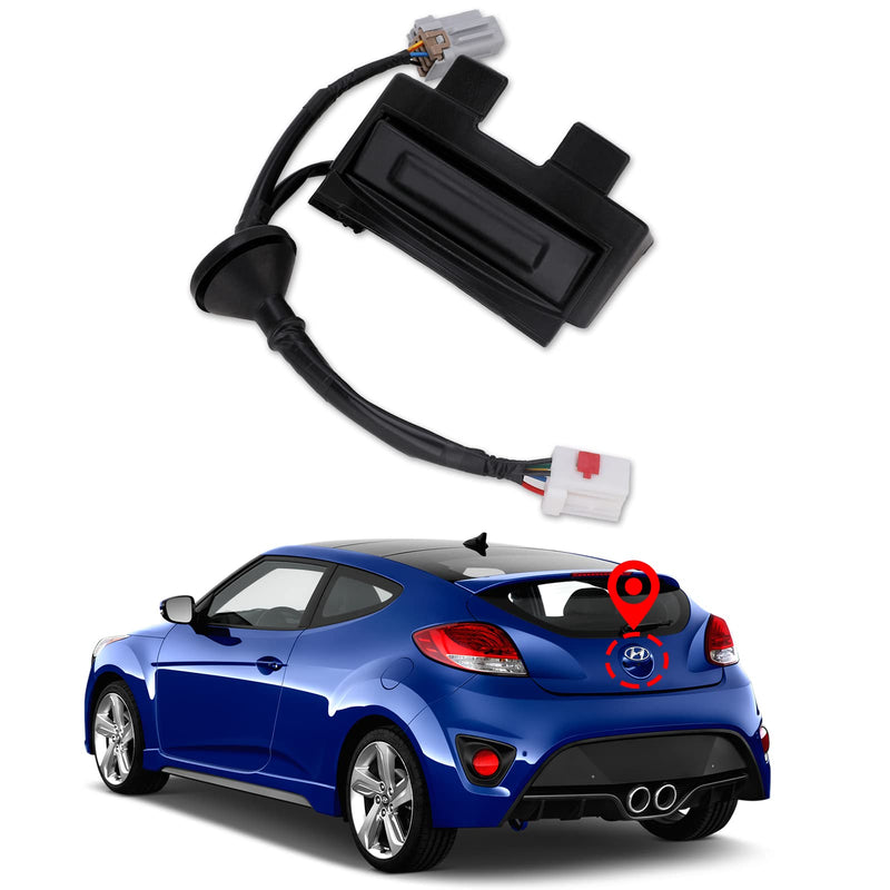 Veloster Trunk Button for 2012-2017 Hyundai Veloster Rear Hatch Lock Release Switch Trunk Latch Button Replace # 81260-2V010, 812602V010 81260-2V010 Hatch Button