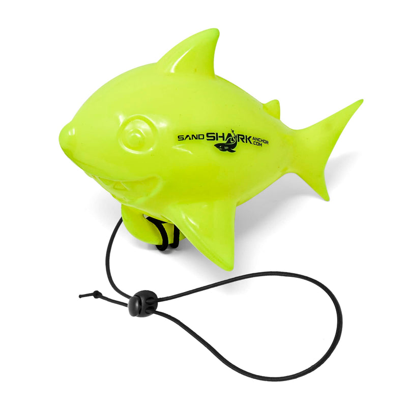 Premium Floating Anchor Marker Buoy by SandShark. High Visibility Markers for Anchors at The Beach, Lake, Shallow Water, Sandbar, Find Your Anchor, Prevent Accidental Hitting or Stepping on Anchors Neon Green