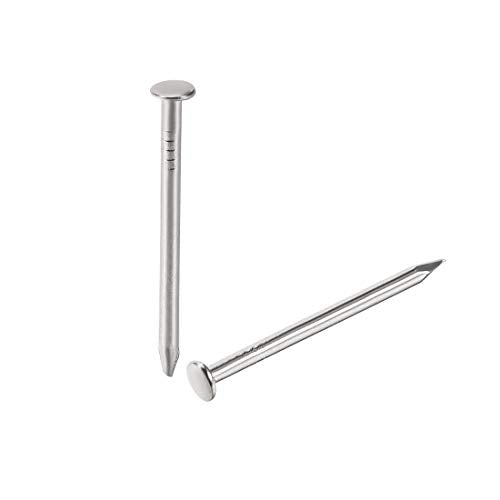 uxcell Small Tiny Hardware Nails Carbon Steel 1.2X19mm(DXL) for DIY Decorative Wooden Boxes Accessories Silver Tone 1500pcs