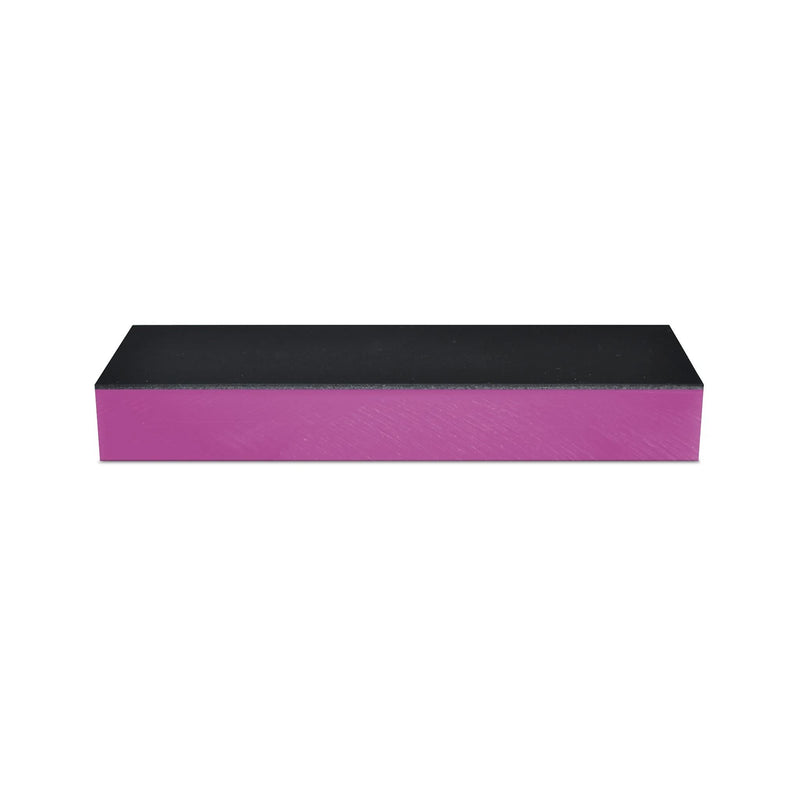 Jende 4 Micron 2"x6" Nanocloth Knife Strop (unloaded)-3/4" thick Acrylic, Premium Strop for Diamond Emulsions