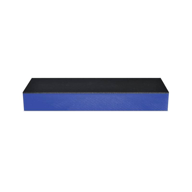 Jende 1 Micron 2"x6" Nanocloth Knife Strop (unloaded)-3/4" thick Acrylic, Premium Strop for Diamond Emulsions Blue